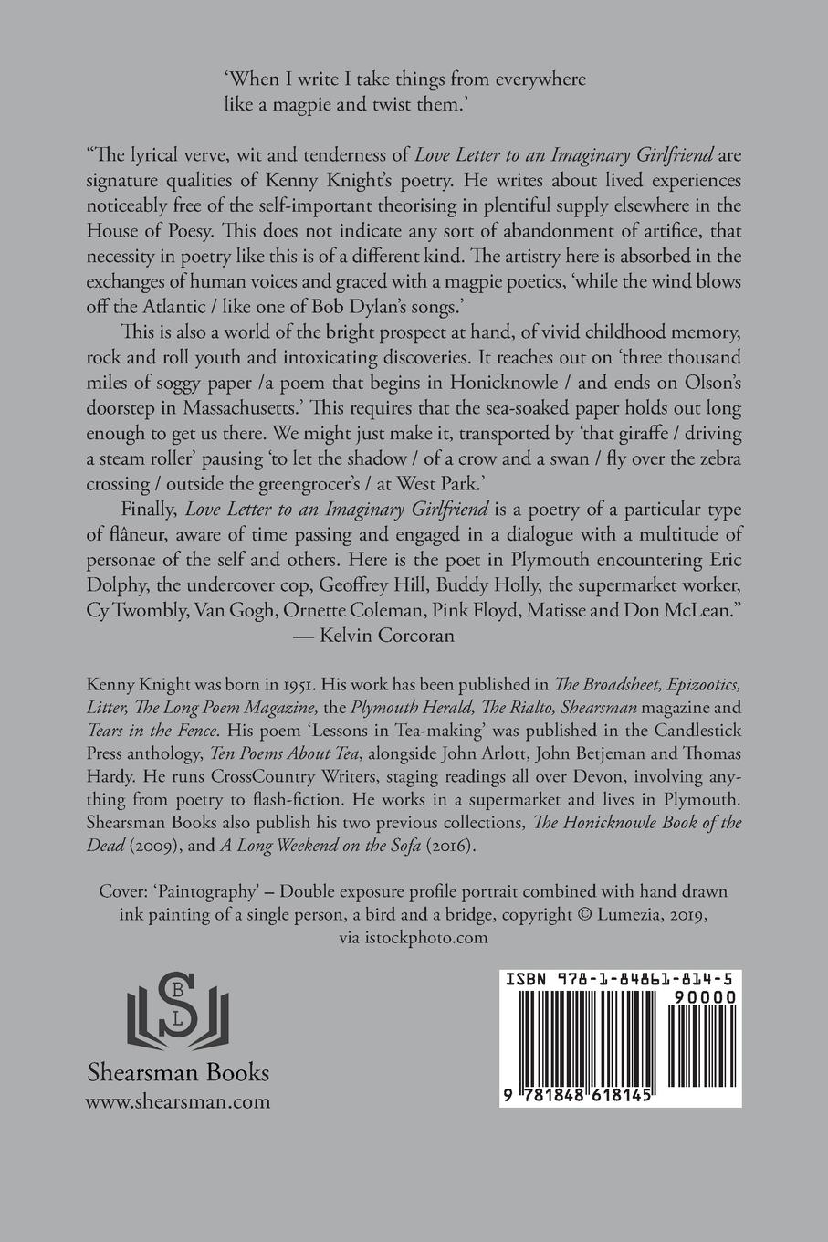 Rückseitencover Love Letter to an Imaginary Girlfriend