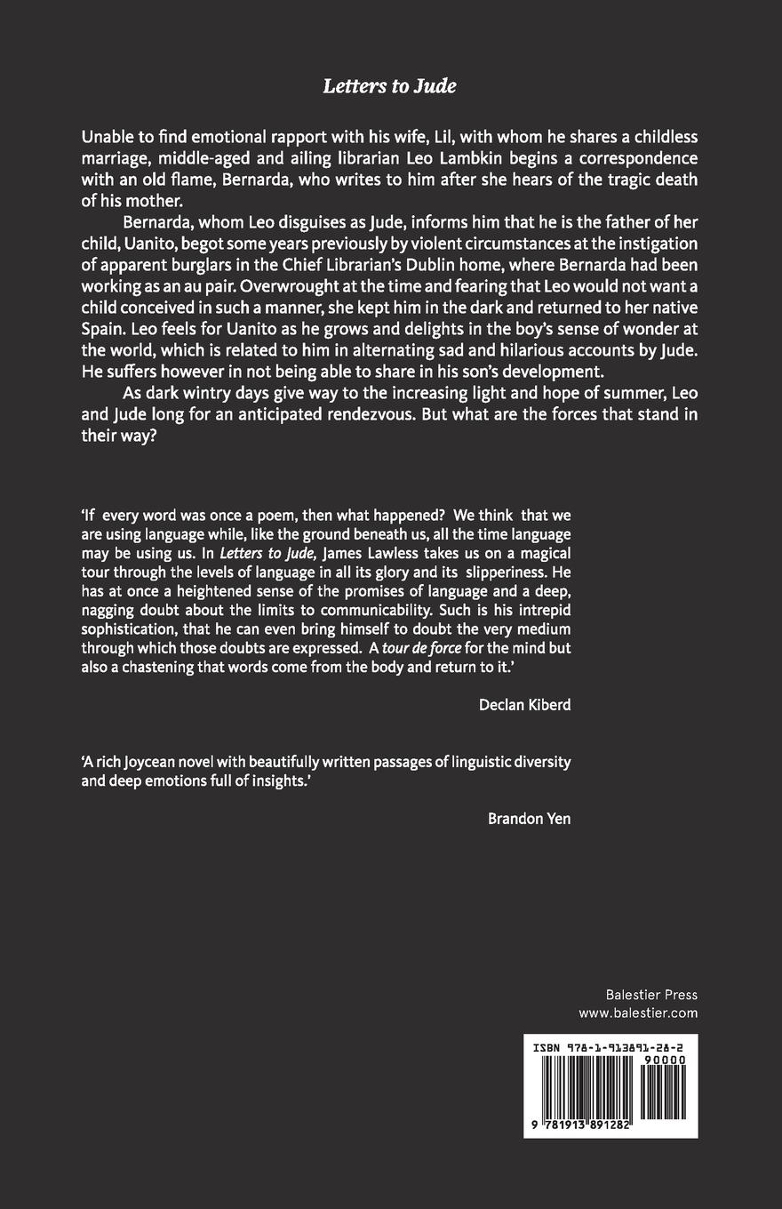 Rückseitencover Letters to Jude