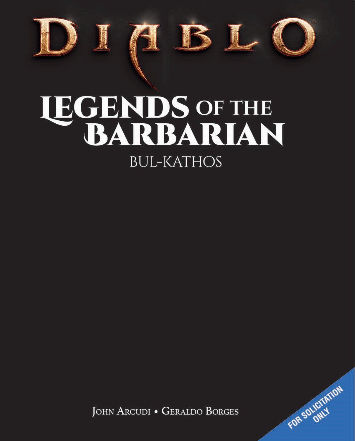 Vorderes Coverbild Diablo - Legends of the Barbarian - Bul-Kathos