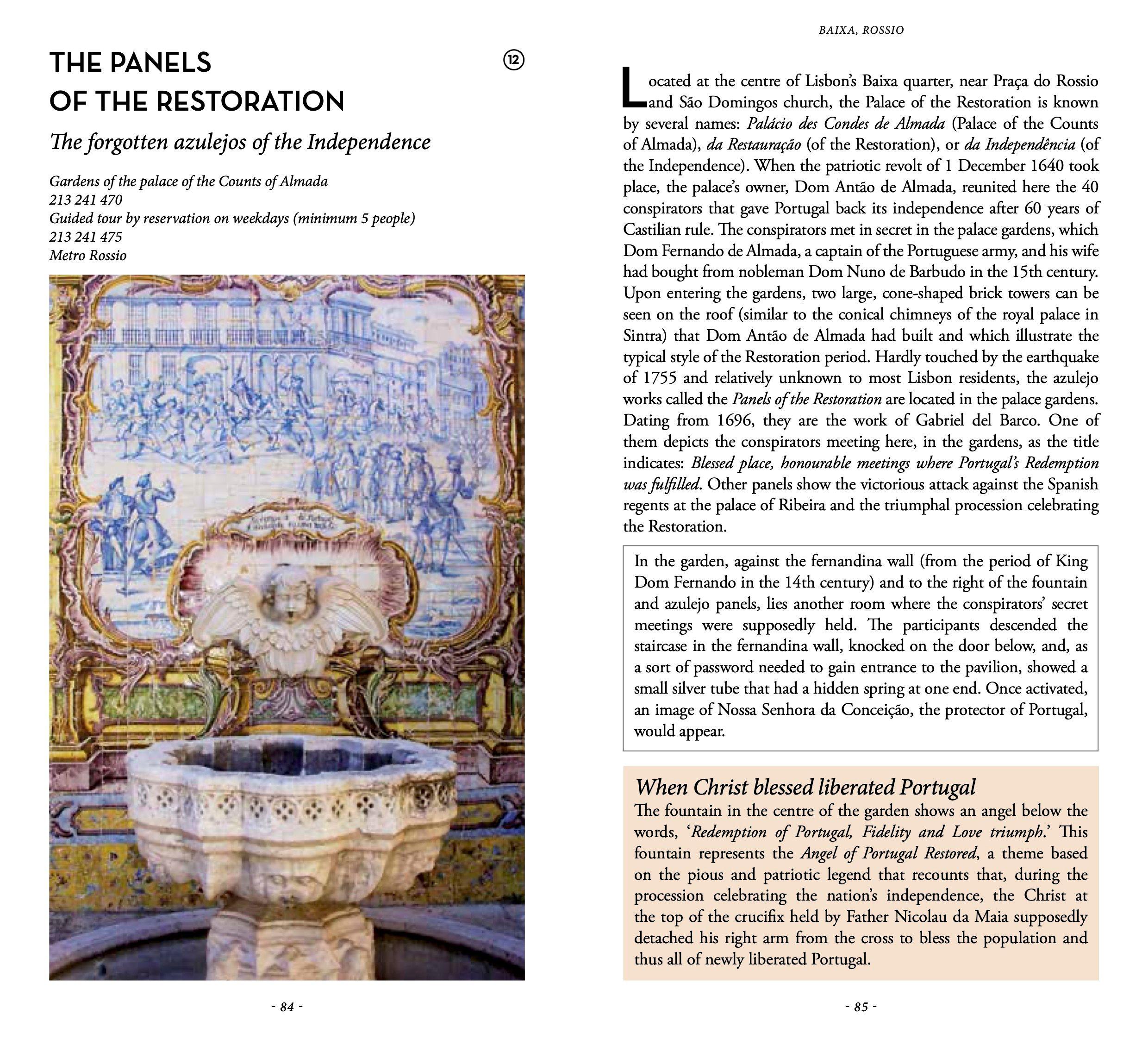 Beispielinhalt (Bild) Secret Lisbon