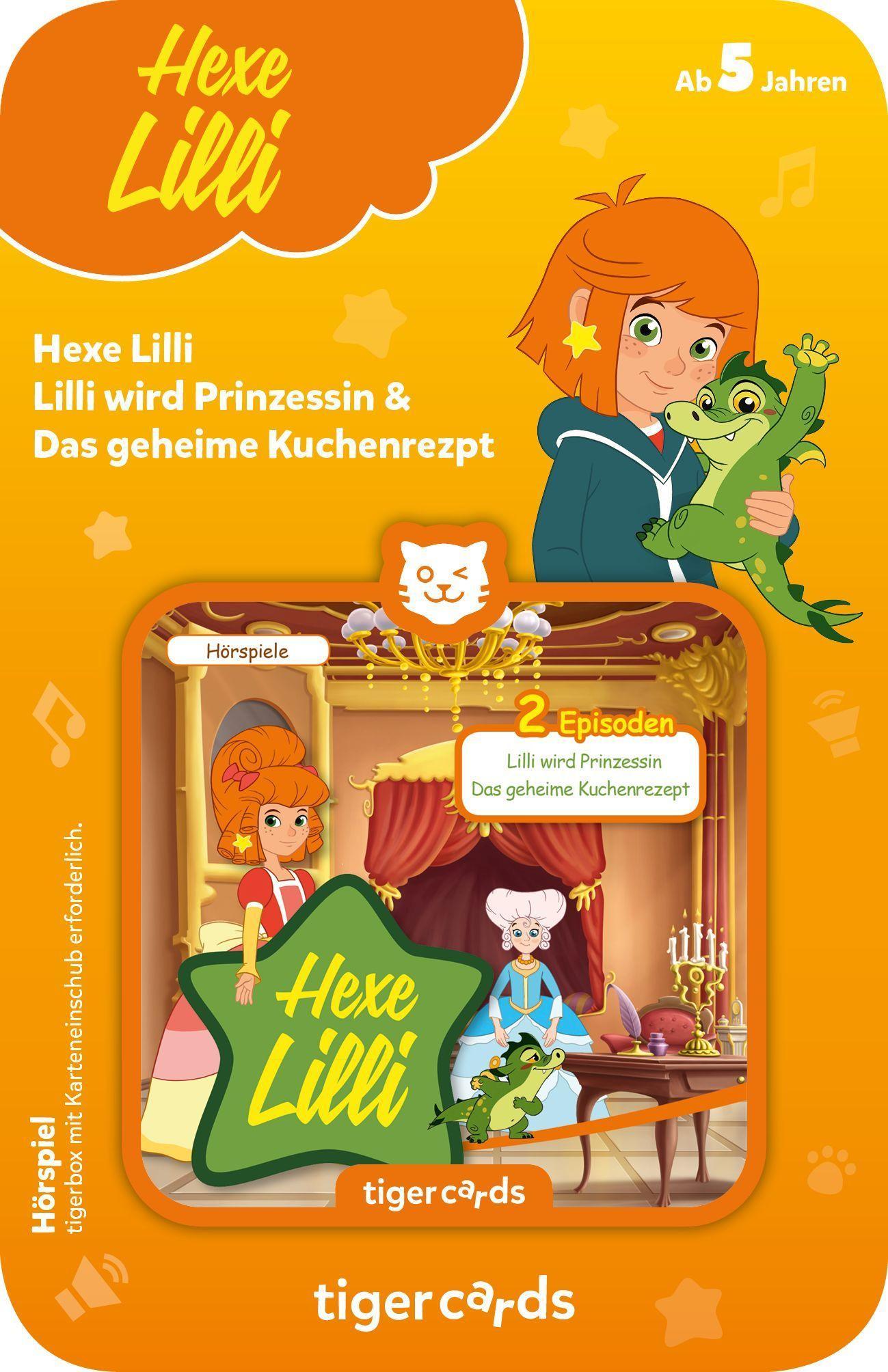 Beispielinhalt (Bild) tigercard - Hexe Lilli - Lilli wird Prinzessin & Das geheime Kuchenrezept