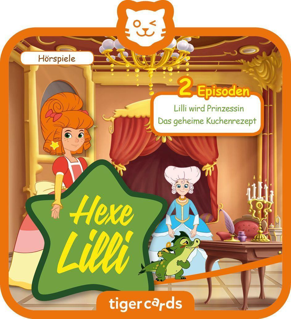 Vorderes Coverbild tigercard - Hexe Lilli - Lilli wird Prinzessin & Das geheime Kuchenrezept
