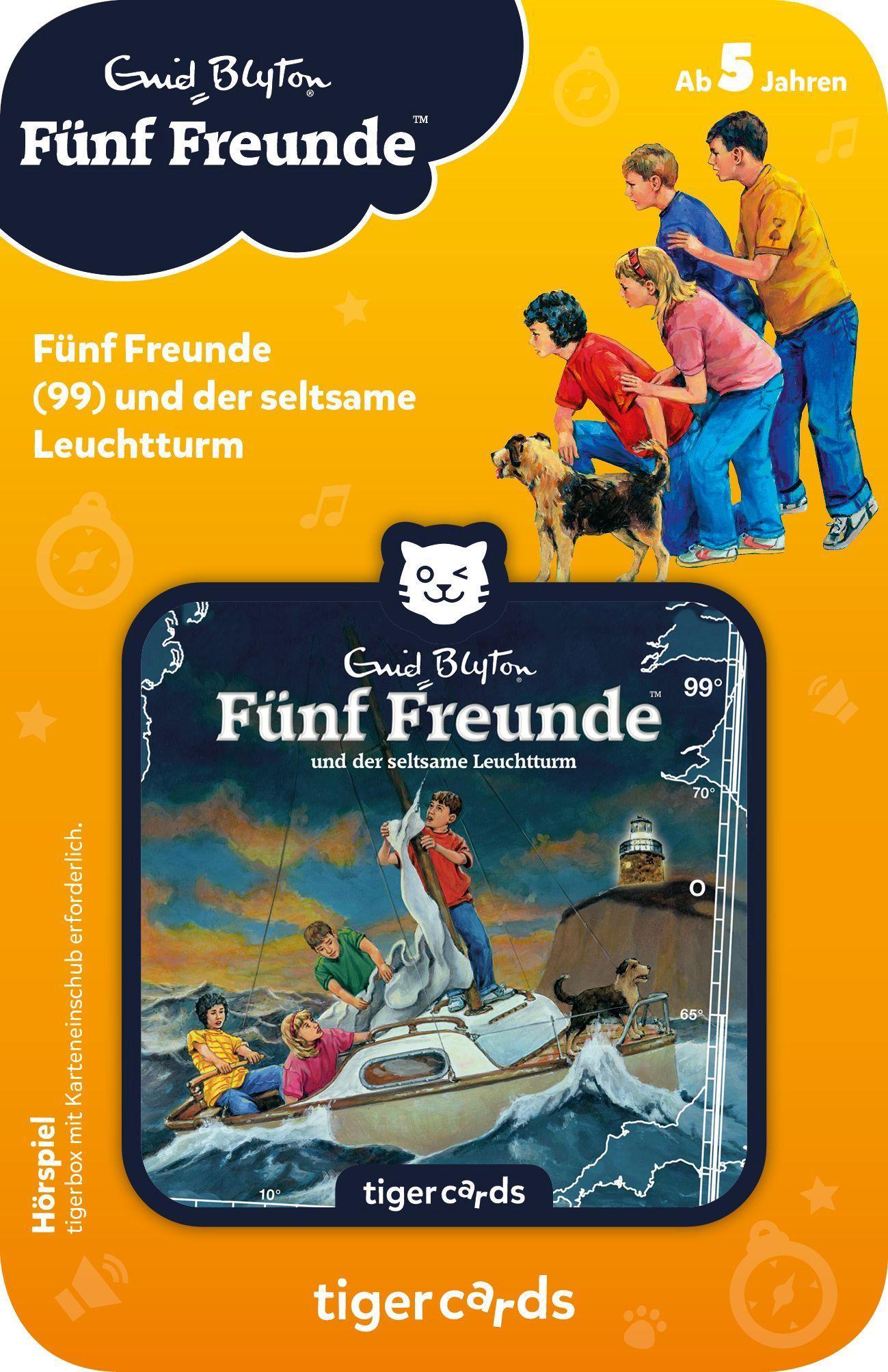Beispielinhalt (Bild) tigercard - Fünf Freunde - Folge 99: und der seltsame Leuchtturm