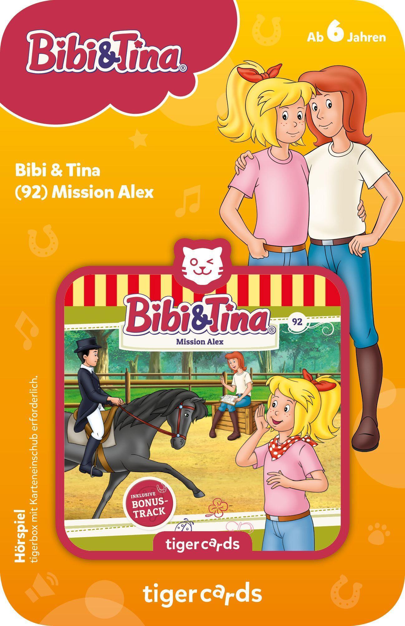Beispielinhalt (Bild) tigercard - Bibi & Tina - Folge 92: Mission Alex