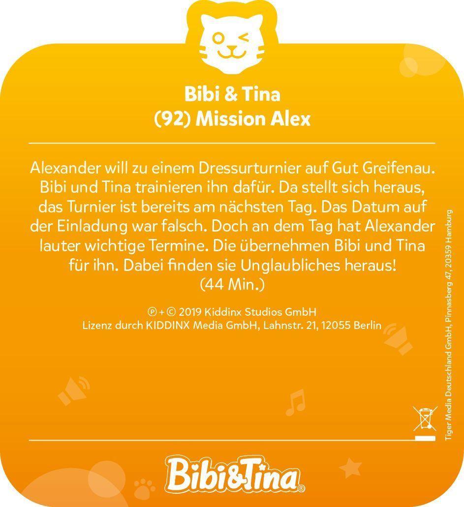 Beispielinhalt (Bild) tigercard - Bibi & Tina - Folge 92: Mission Alex