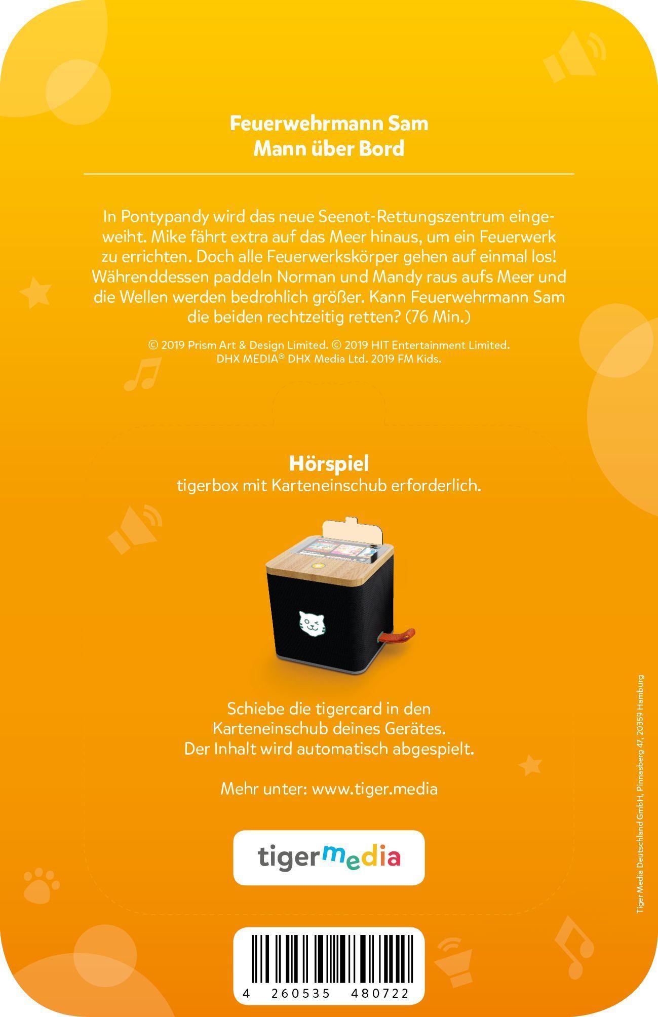 Beispielinhalt (Bild) tigercard - Feuerwehrmann Sam - Mann über Bord