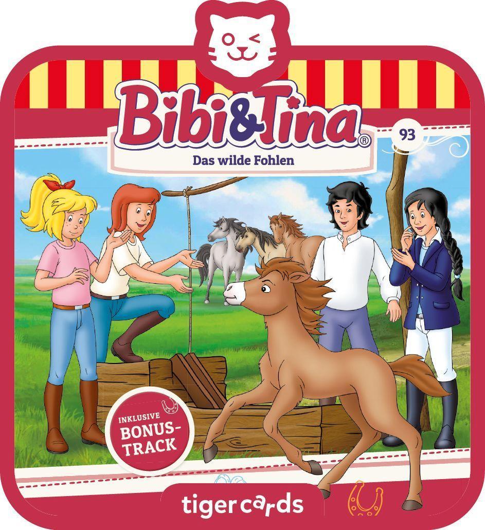Vorderes Coverbild tigercard - Bibi & Tina - Folge 93: Das wilde Fohlen