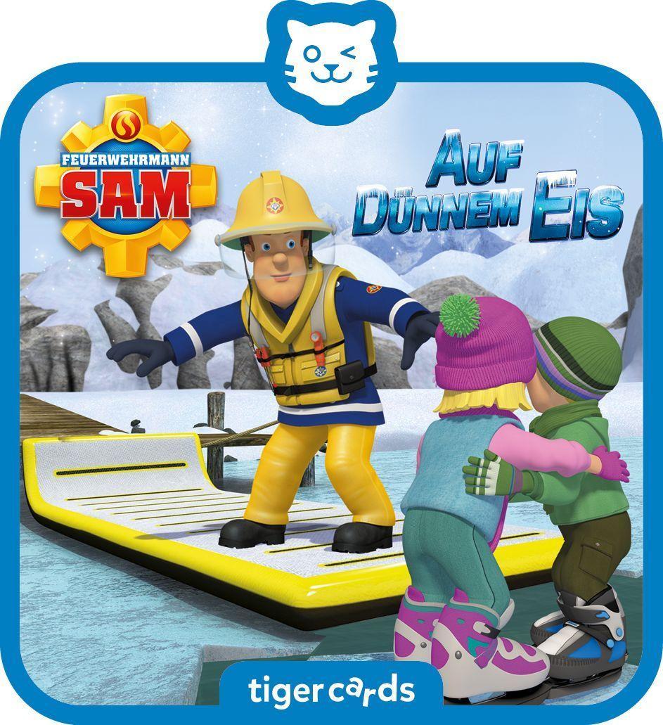 Vorderes Coverbild tigercard - Feuerwehrmann Sam - Auf dünnem Eis