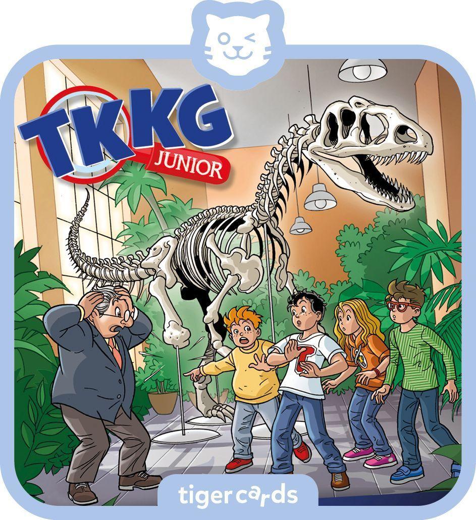 Vorderes Coverbild tigercard - TKKG Junior - Folge 5: Dino-Diebe