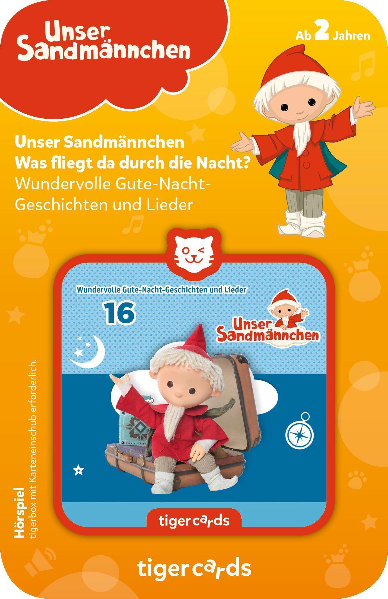 Beispielinhalt (Bild) tigercard - Unser Sandmännchen - Folge 16: Was fliegt da durch die Nacht?