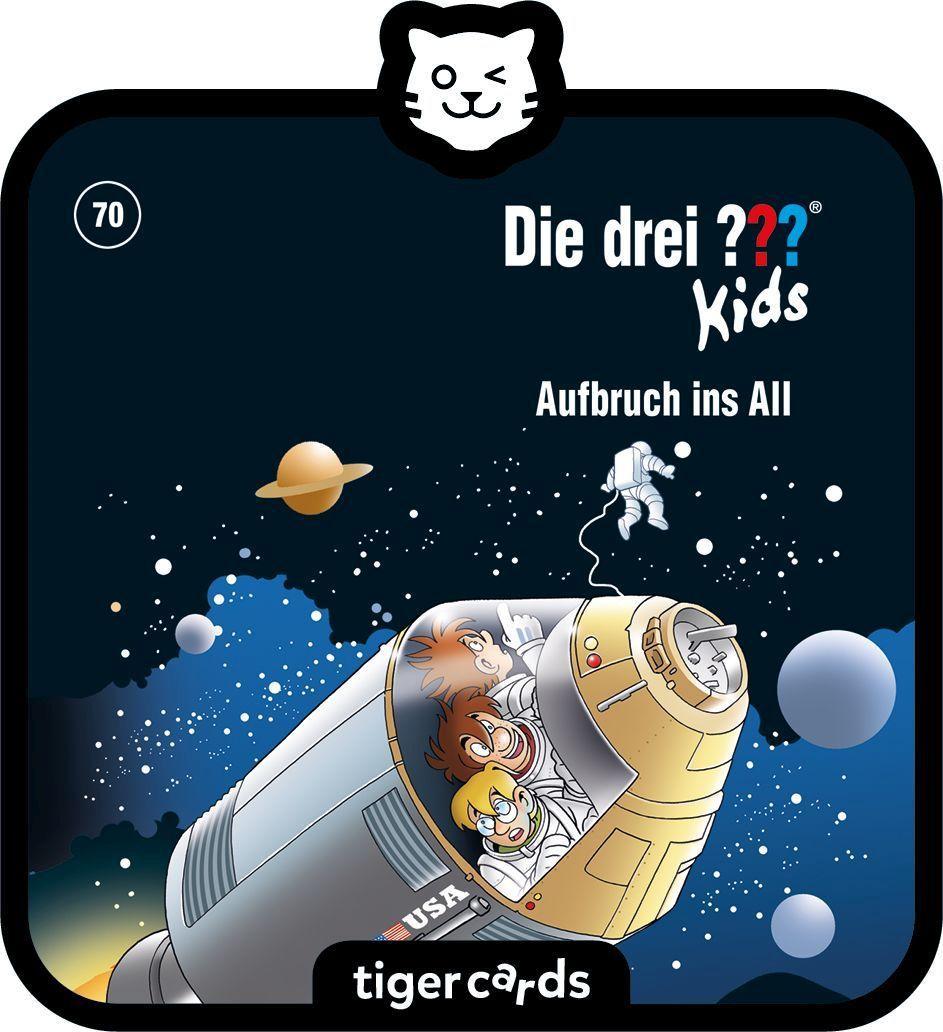 Vorderes Coverbild tigercard - Die drei ??? Kids - Folge 70: Aufbruch ins All