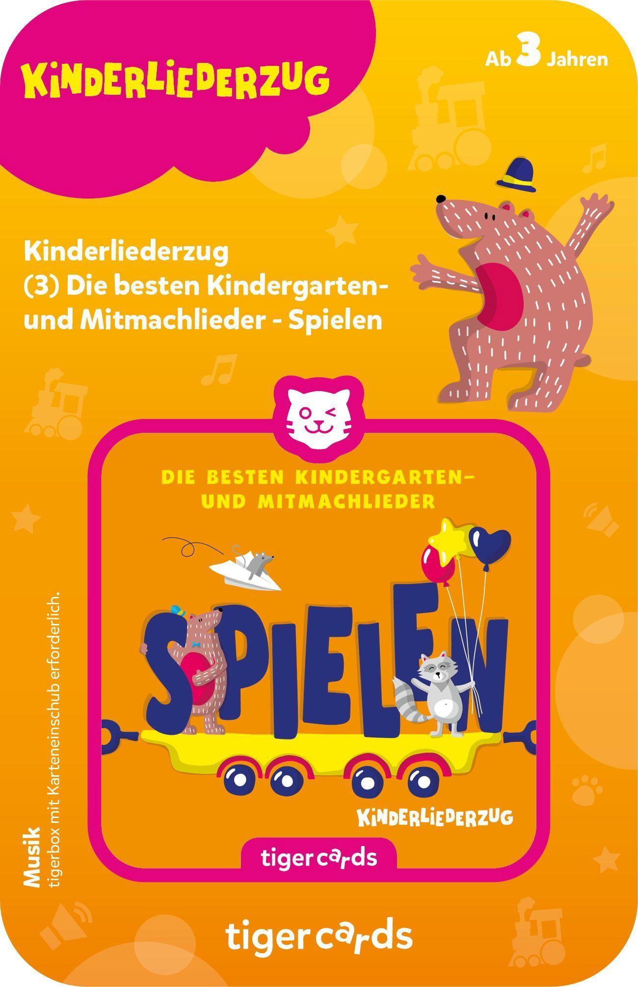 Beispielinhalt (Bild) tigercard - Kinderliederzug - Folge 3: Die besten Kindergartenlieder - Spielen