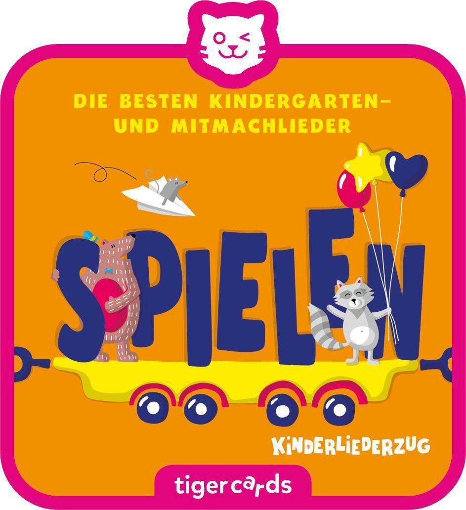 Vorderes Coverbild tigercard - Kinderliederzug - Folge 3: Die besten Kindergartenlieder - Spielen