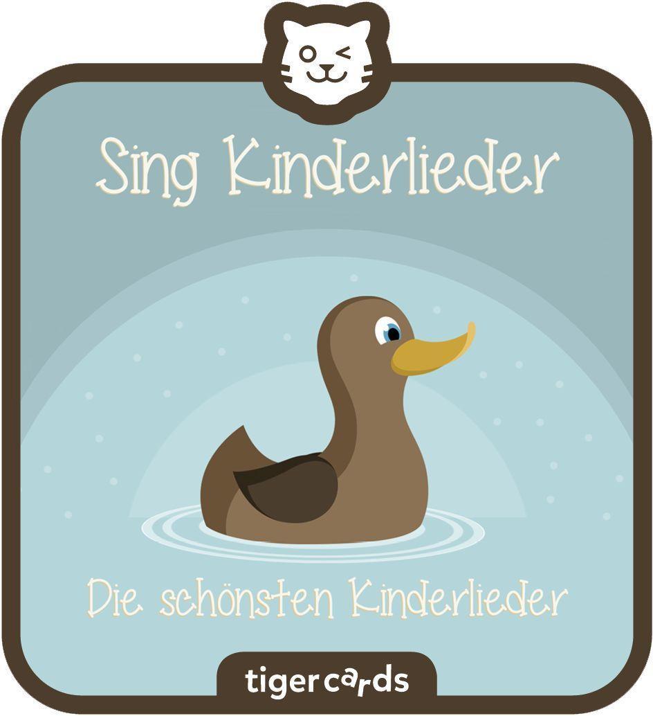 Vorderes Coverbild tigercard - Sing Kinderlieder - Die schönsten Kinderlieder
