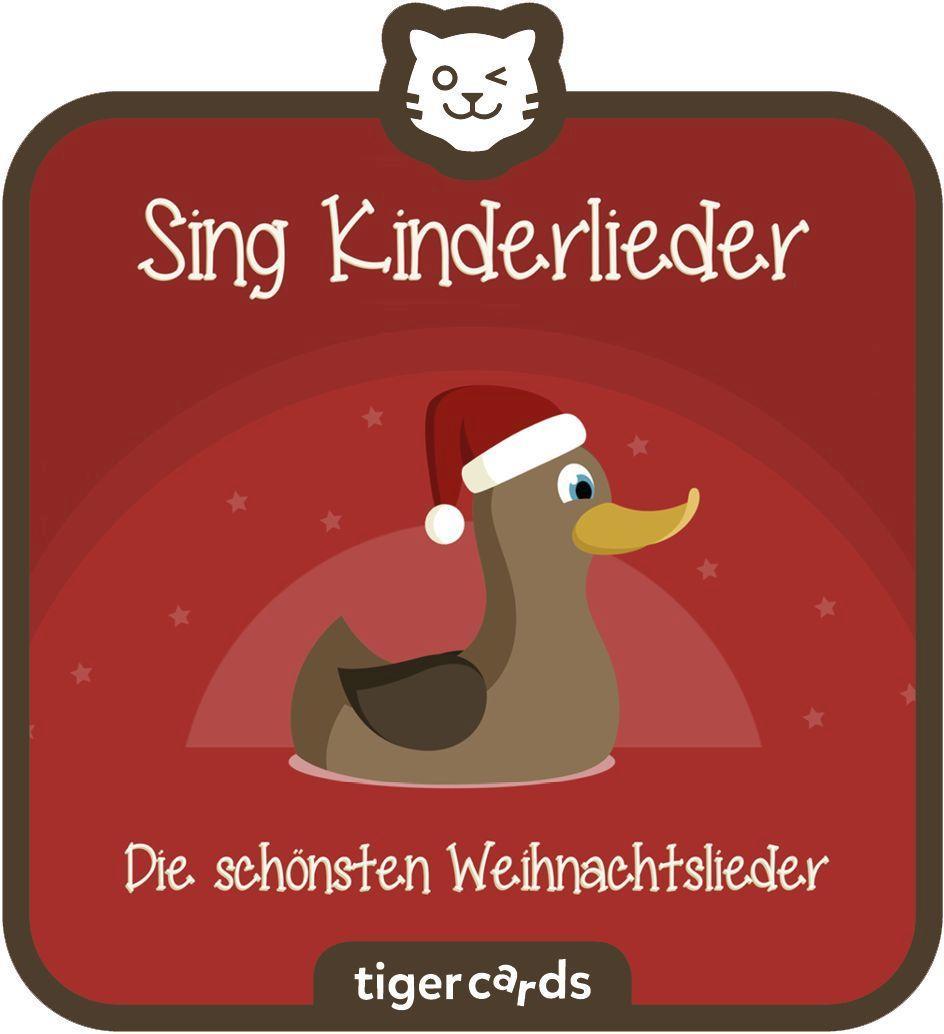 Vorderes Coverbild tigercard - Sing Kinderlieder - Die schönsten Weihnachtslieder