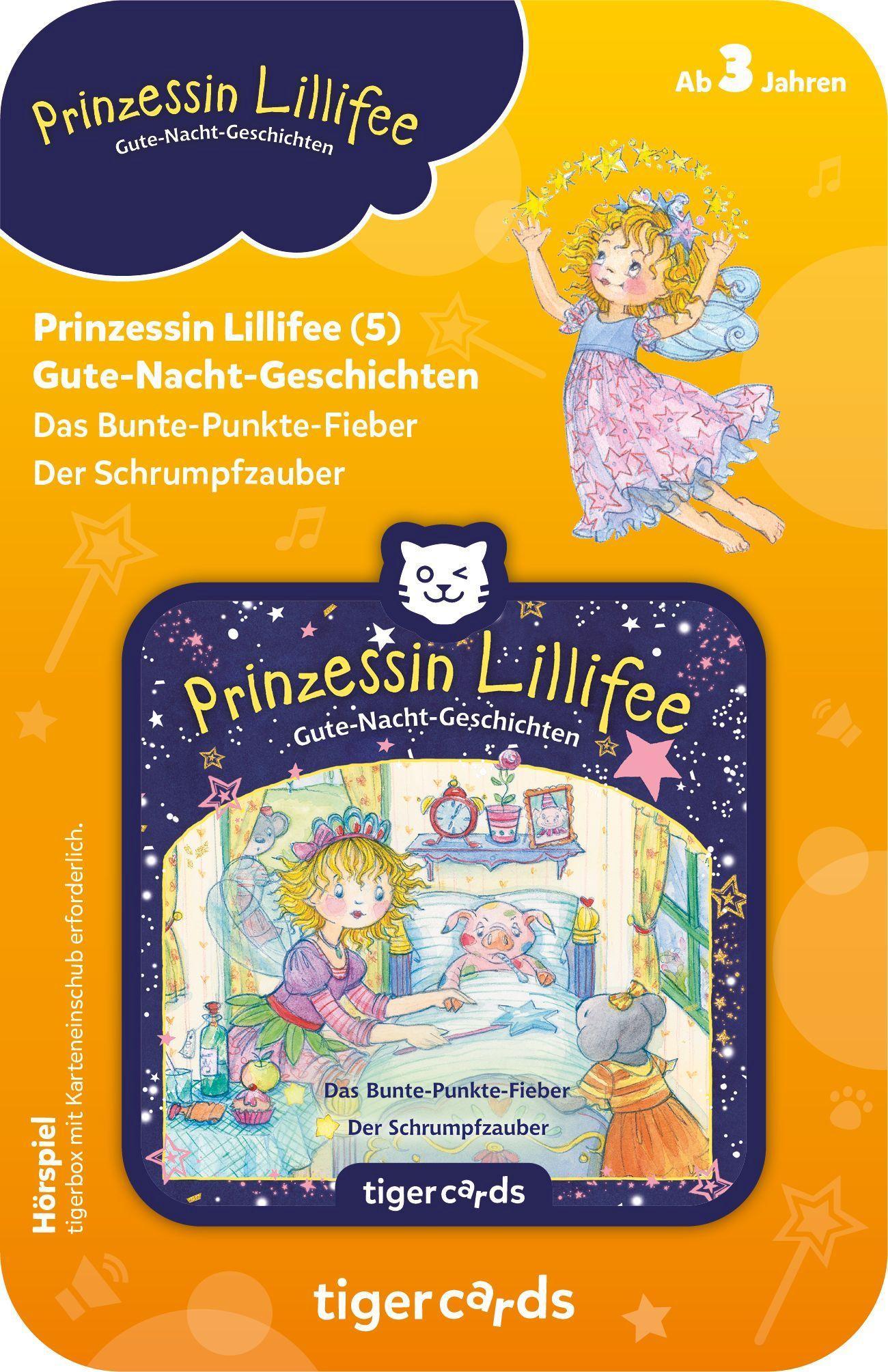 Beispielinhalt (Bild) tigercard - Prinzessin Lillifee - Gute-Nacht-Geschichten Folge 9+10