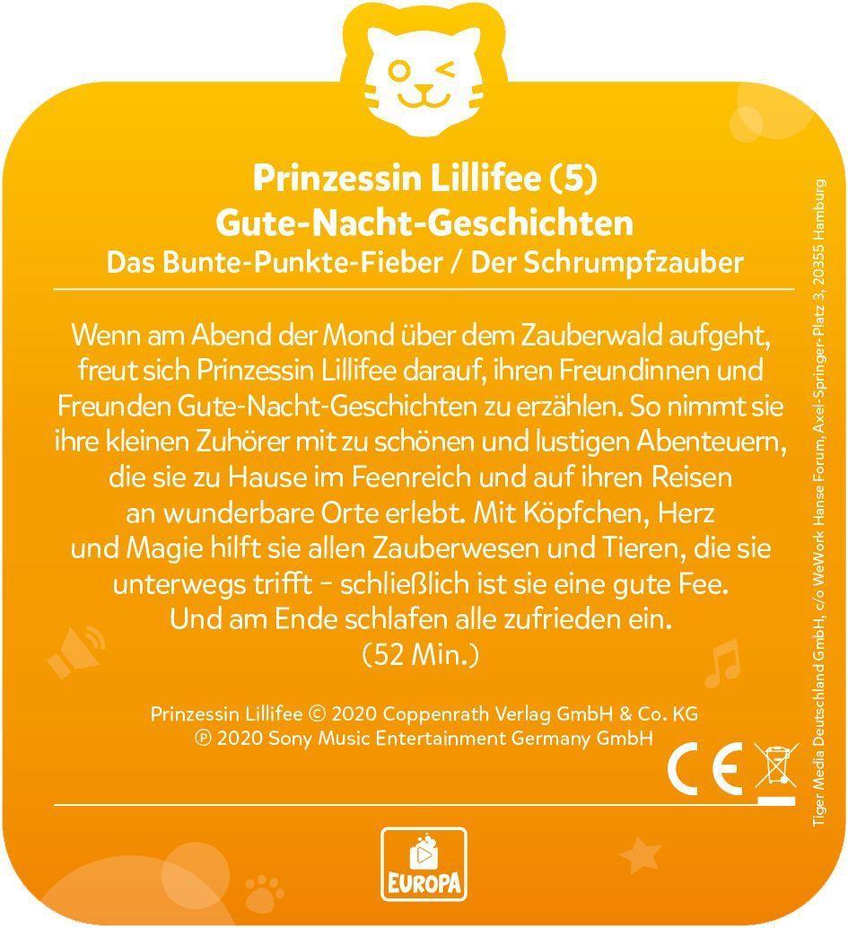 Beispielinhalt (Bild) tigercard - Prinzessin Lillifee - Gute-Nacht-Geschichten Folge 9+10