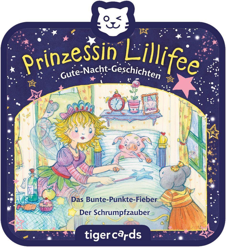 Vorderes Coverbild tigercard - Prinzessin Lillifee - Gute-Nacht-Geschichten Folge 9+10