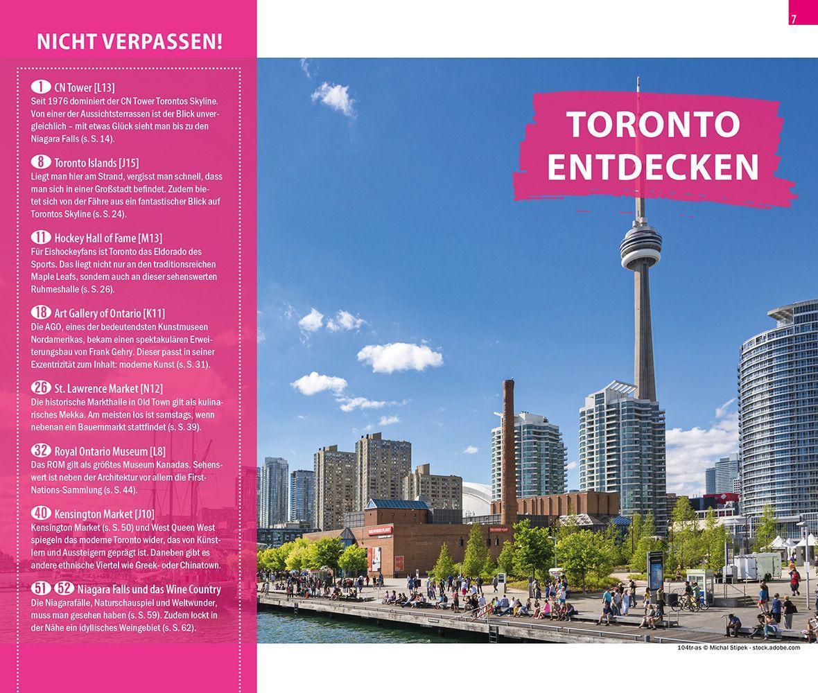 Beispielinhalt (Bild) Reise Know-How CityTrip Toronto