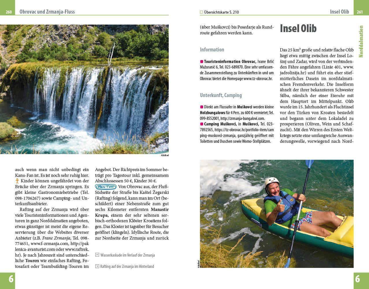 Beispielinhalt (Bild) Reise Know-How Reiseführer Dalmatien & Kvarner Bucht
