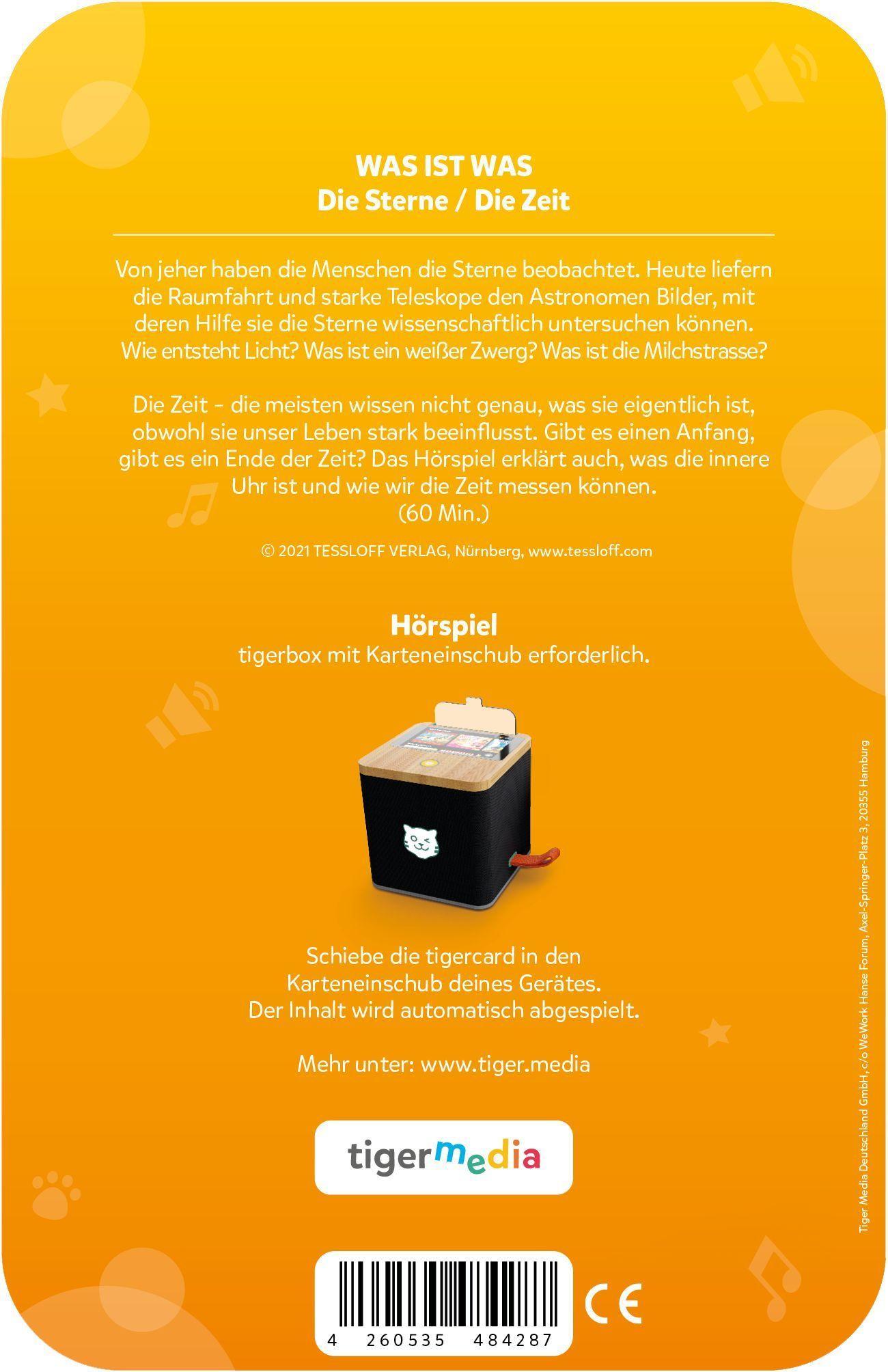 Beispielinhalt (Bild) tigercard - WAS IST WAS - Die Sterne/ Die Zeit