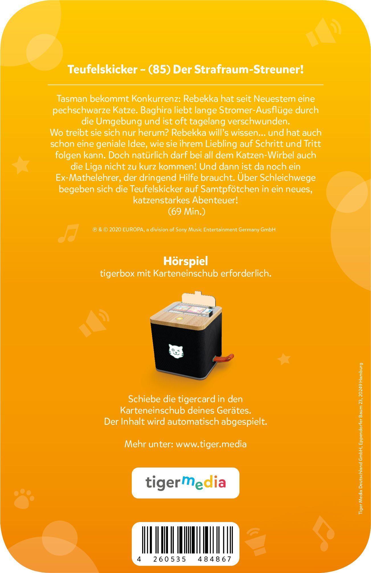 Beispielinhalt (Bild) tigercard - Teufelskicker 85 - Der Strafraum-Streuner