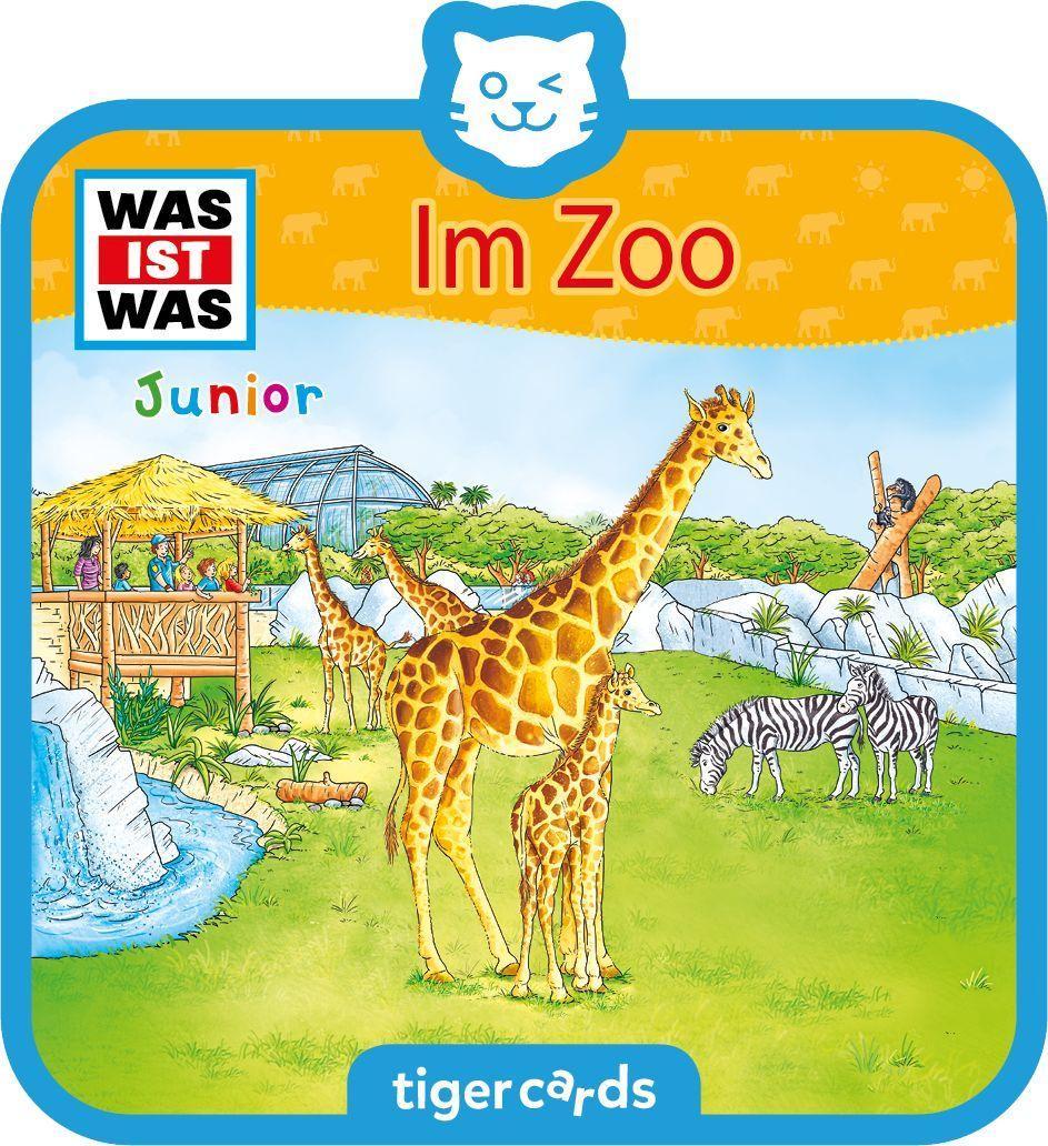 Vorderes Coverbild tigercard - WAS IST WAS Junior - Zoo