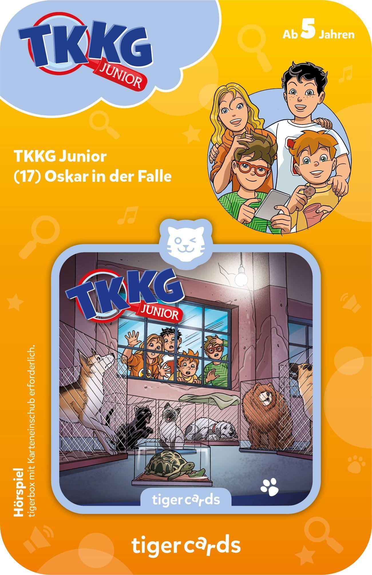 Beispielinhalt (Bild) tigercard - TKKG Junior - 17: Oskar in der Falle