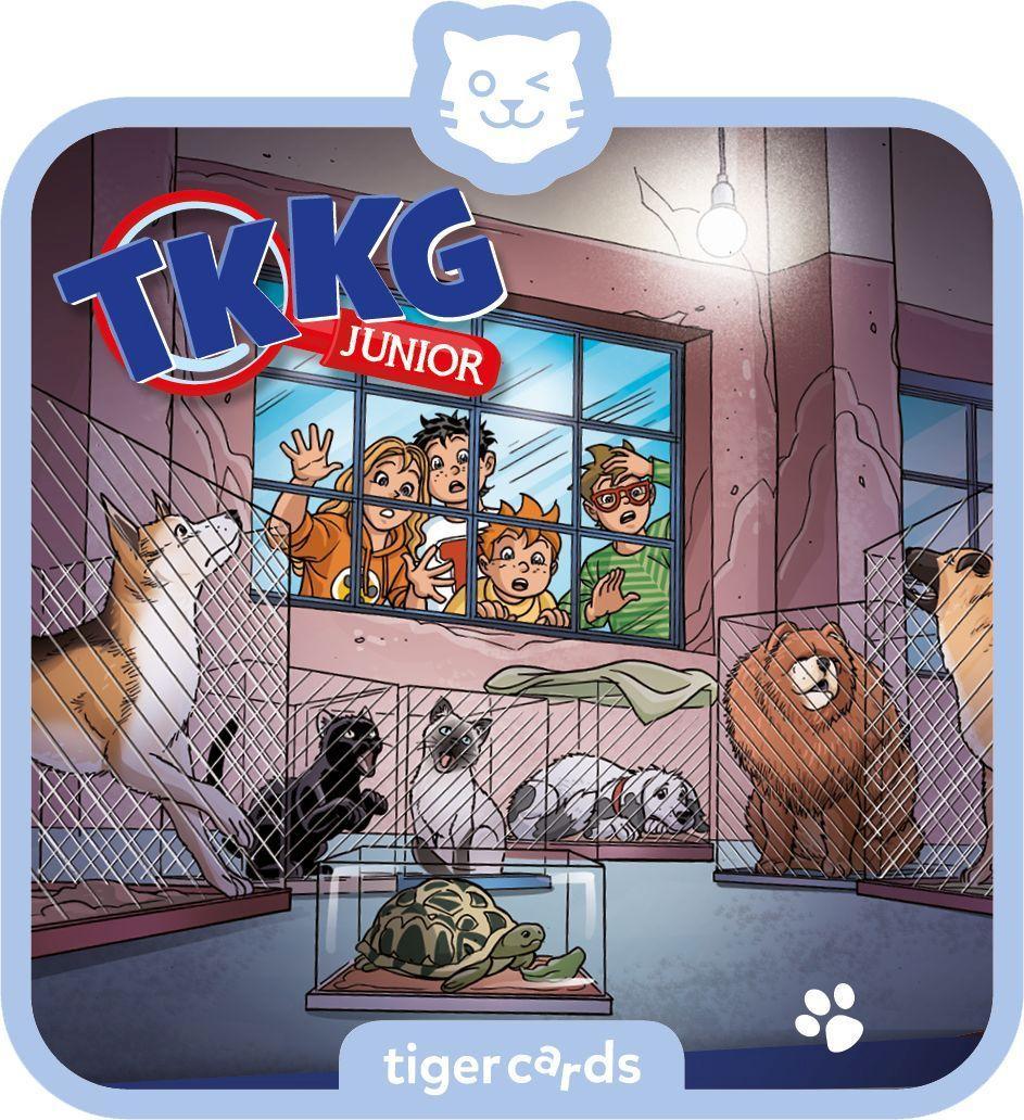 Vorderes Coverbild tigercard - TKKG Junior - 17: Oskar in der Falle