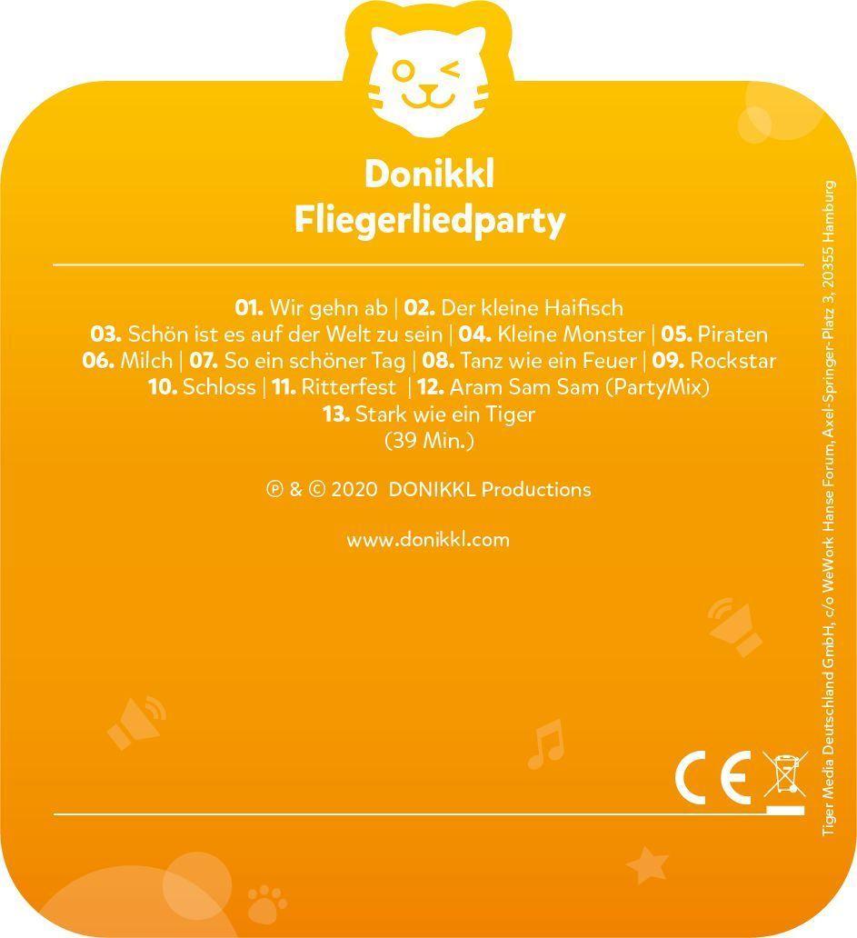Beispielinhalt (Bild) tigercard - Donikkl - Fliegerliedparty