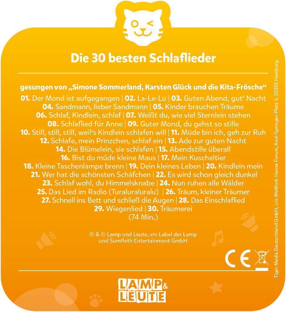 Beispielinhalt (Bild) tigercard - Die 30 Besten - Schlaflieder
