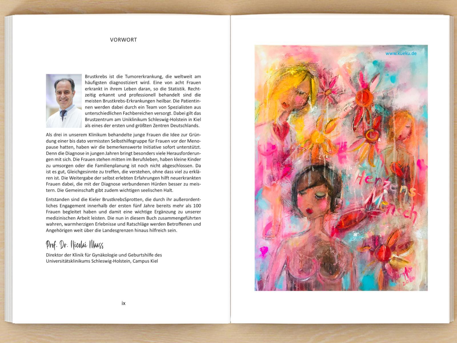 Beispielinhalt (Bild) Mutmacherinnen. Power-Impulse für ein Leben mit Brustkrebs