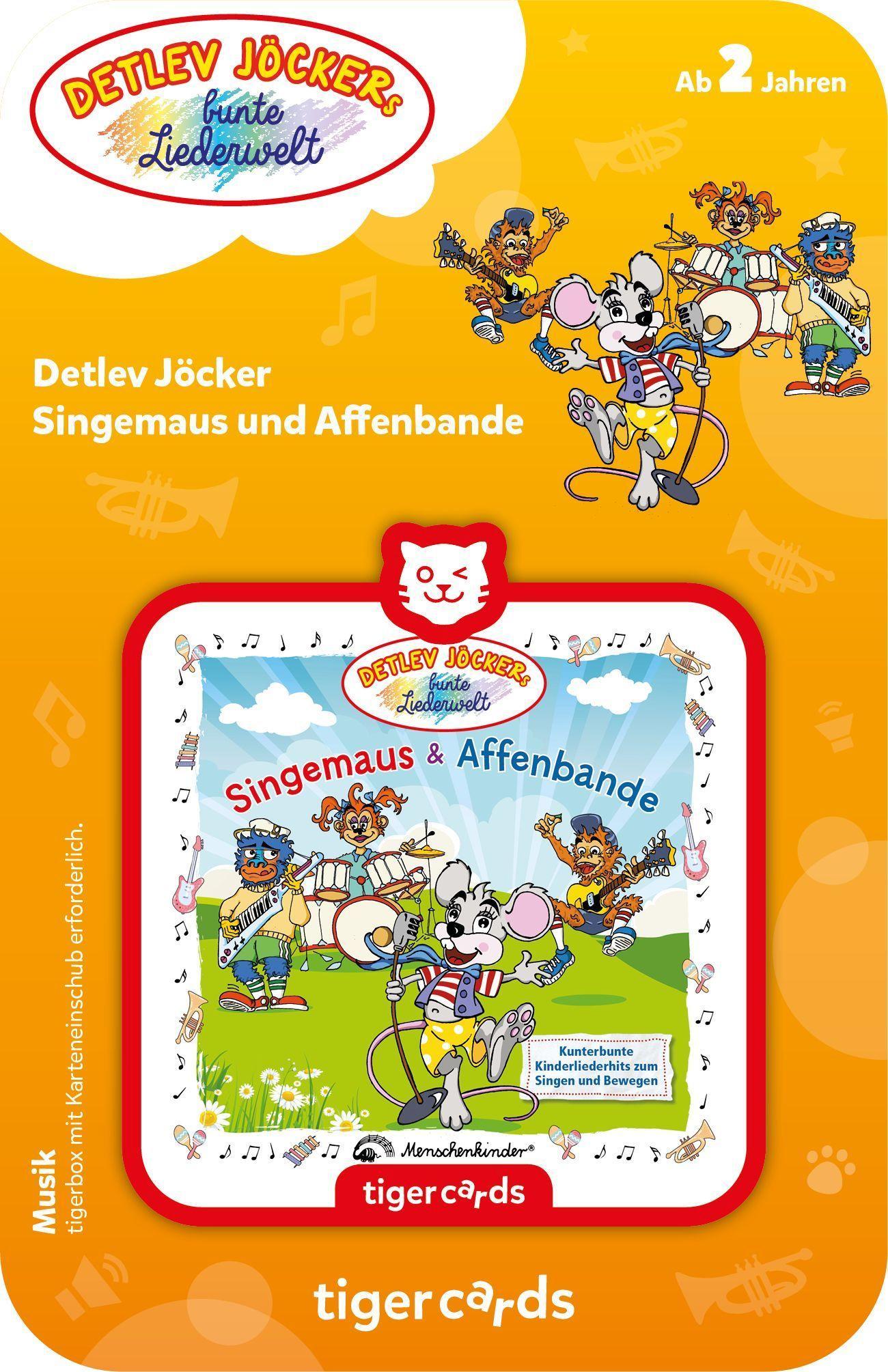 Beispielinhalt (Bild) tigercard - Detlev Jöcker - Singemaus und Affenbande