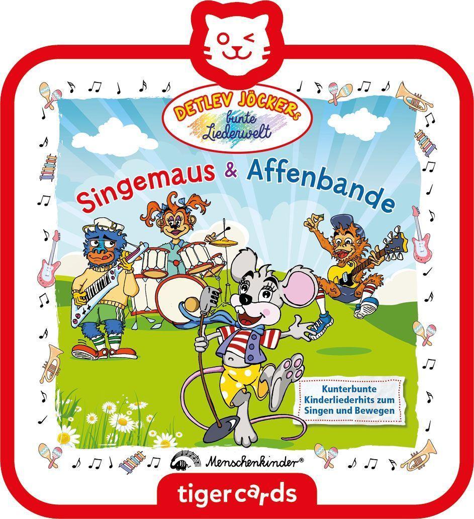 Vorderes Coverbild tigercard - Detlev Jöcker - Singemaus und Affenbande