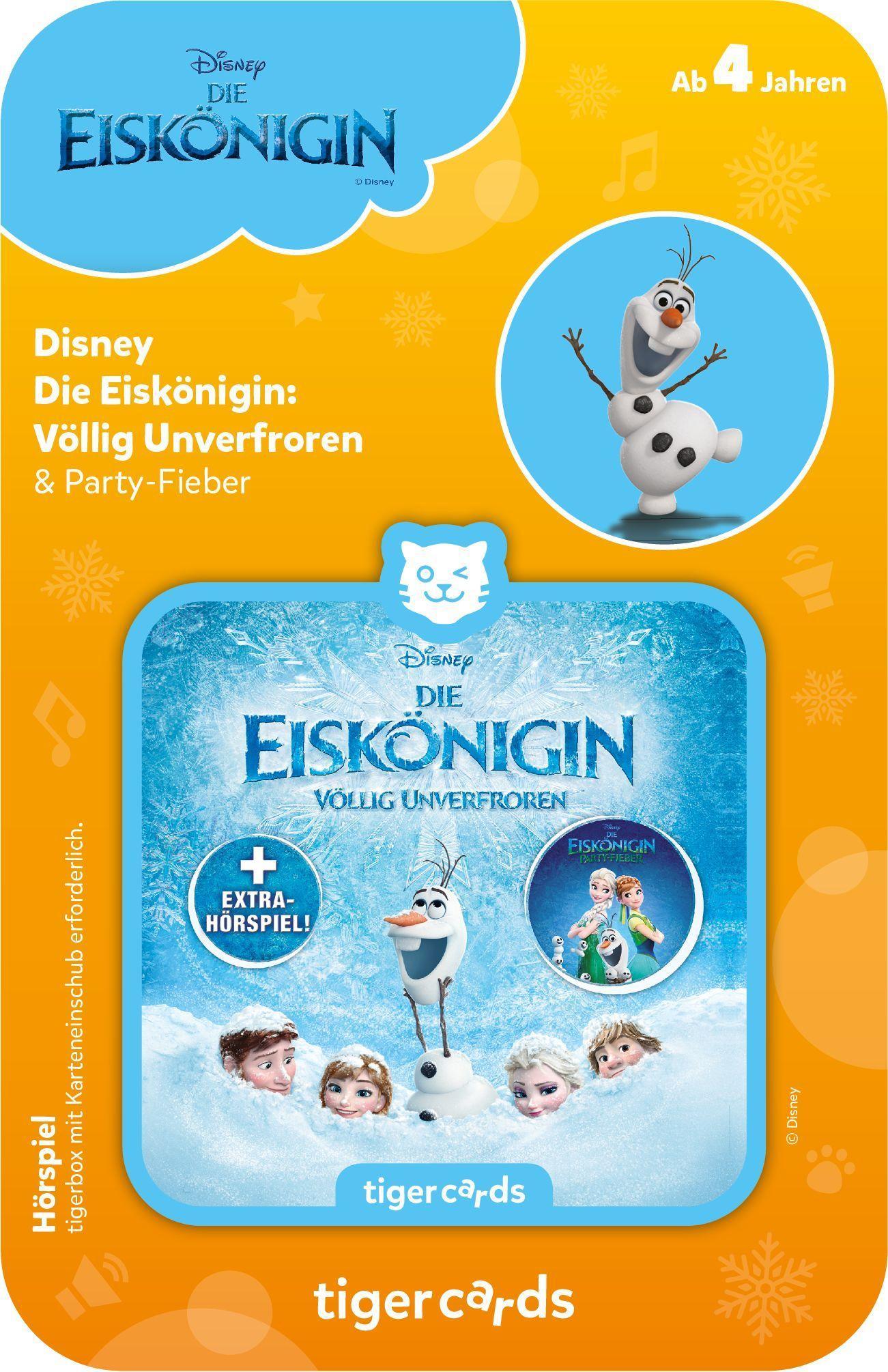 Beispielinhalt (Bild) tigercard - Die Eiskönigin - Mit Extra-Hörspiel Special- Edition mit "Party-Fieber"