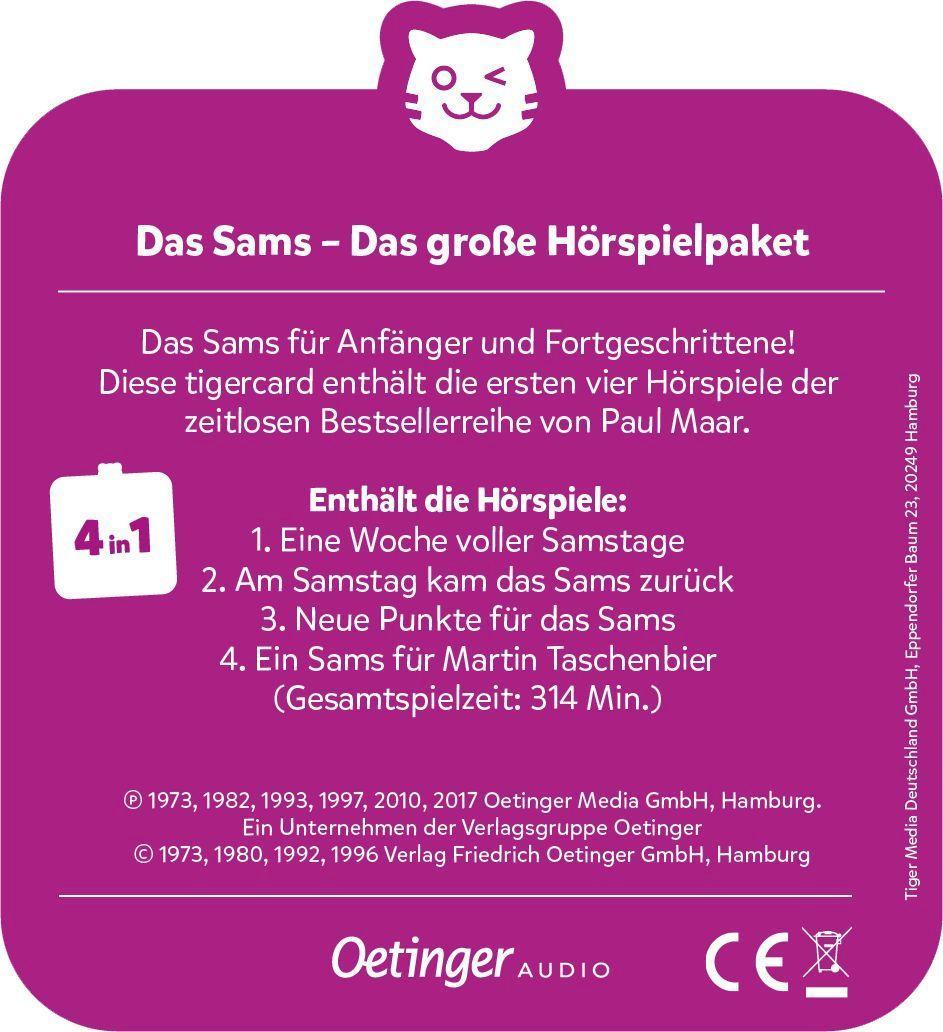 Beispielinhalt (Bild) tigercards Multicard - Das Sams - 4 Hörspiele