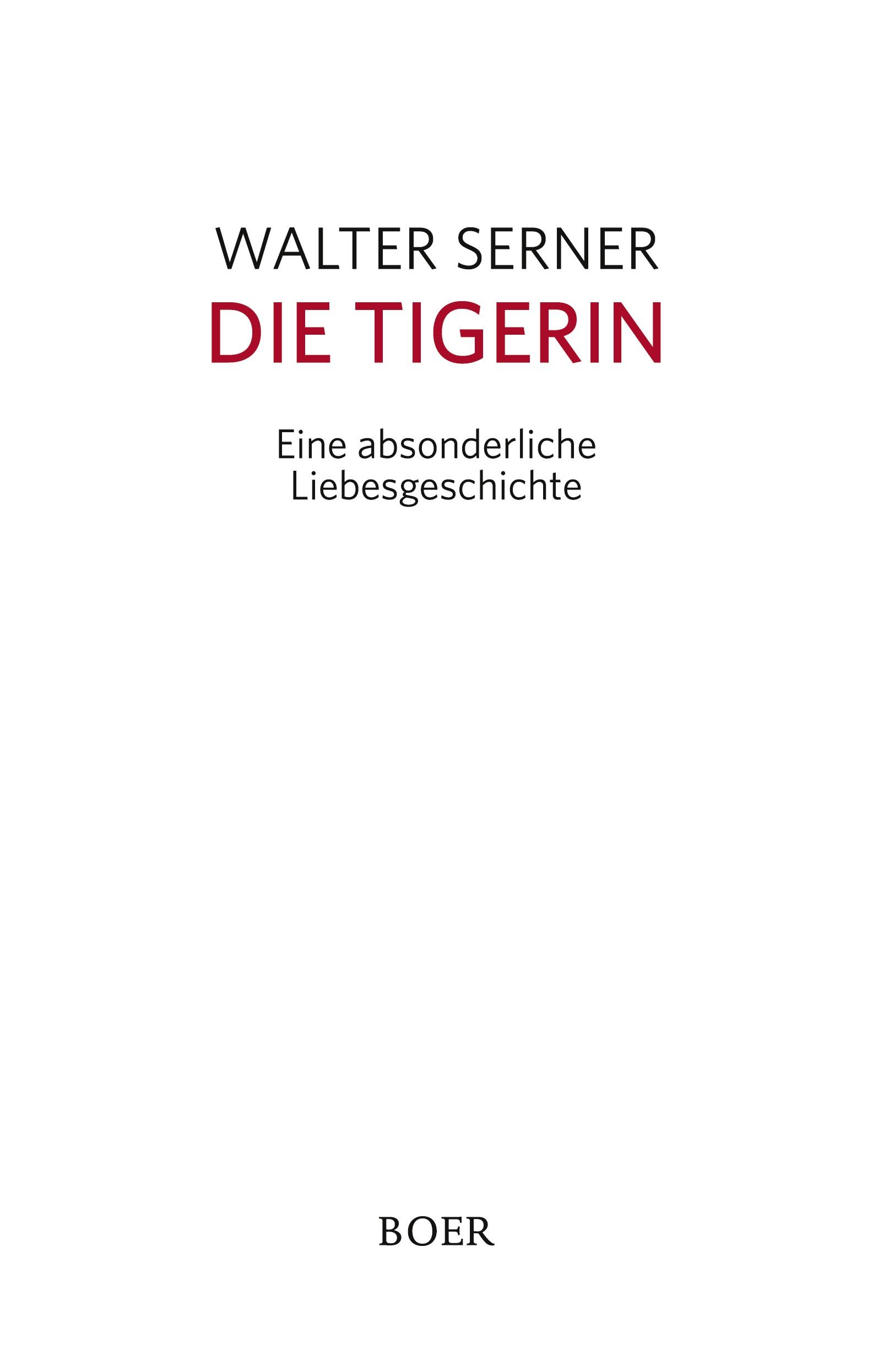 Vorderes Coverbild Die Tigerin