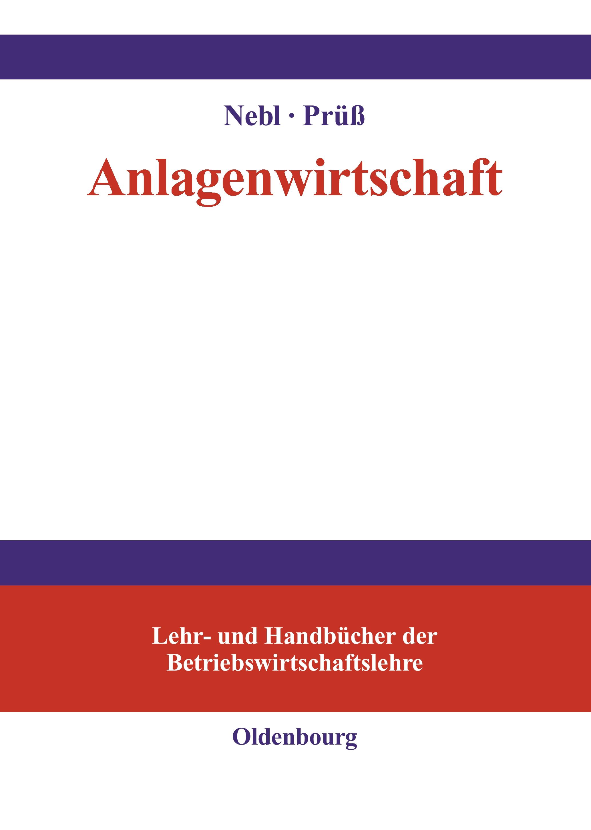 Vorderes Coverbild Anlagenwirtschaft