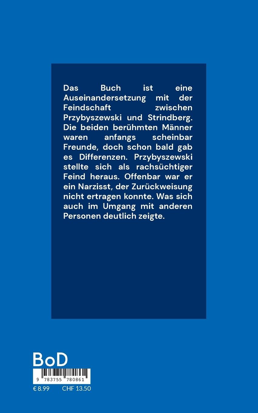 Rückseitencover Przybyszewski versus Strindberg