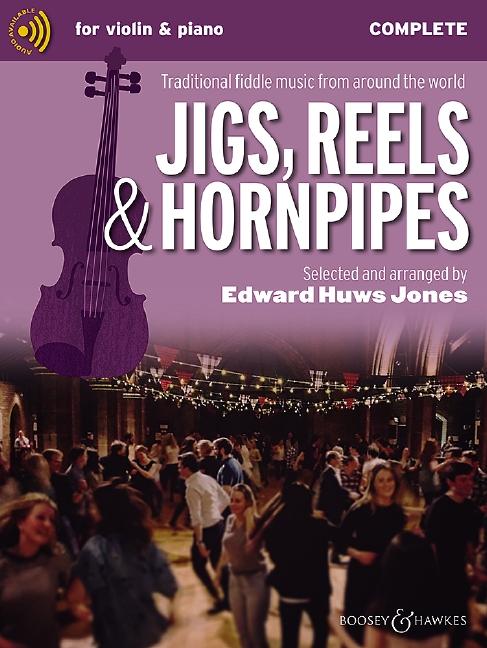 Vorderes Coverbild Jigs, Reels & Hornpipes - Violine (2 Violinen) und Klavier, Gitarre ad libitum.