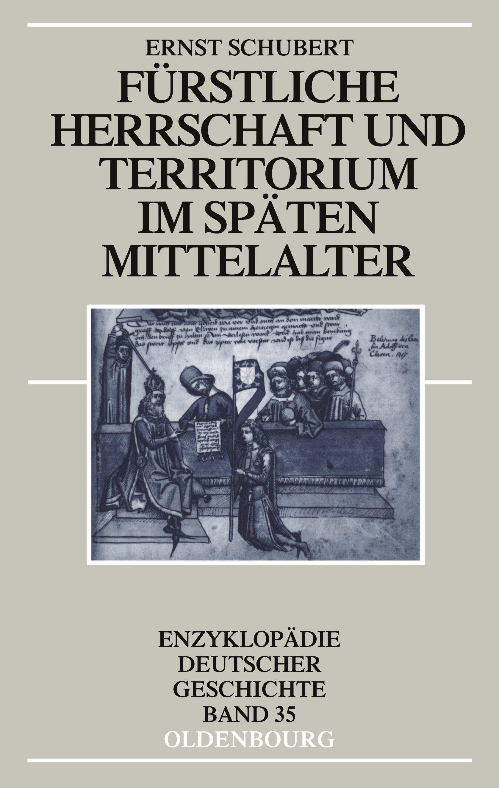 Vorderes Coverbild Fürstliche Herrschaft und Territorium im späten Mittelalter