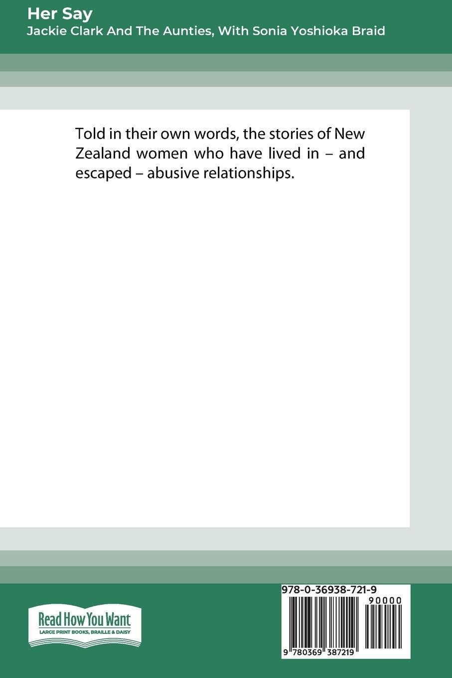 Rückseitencover Her Say