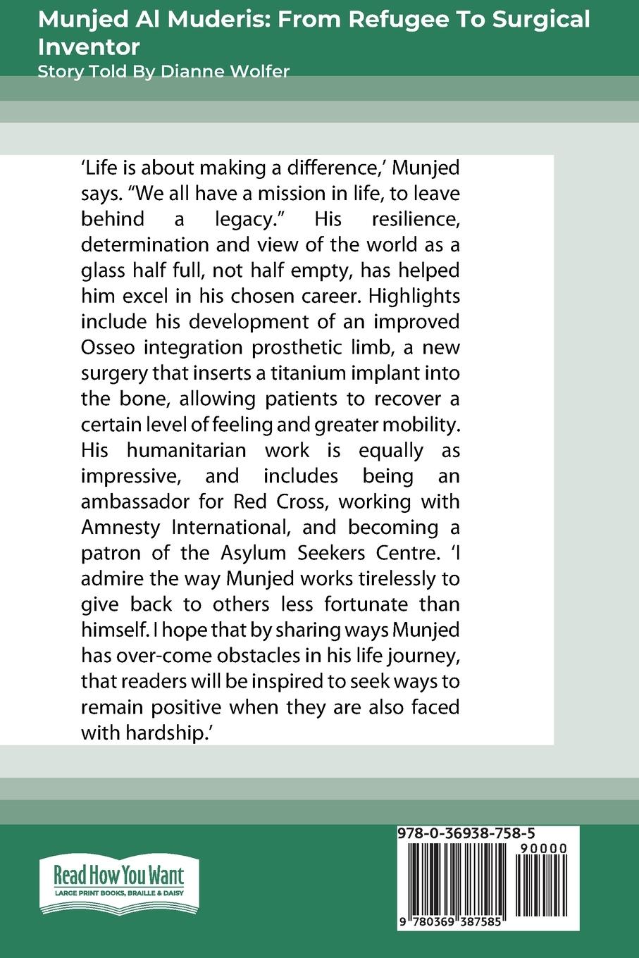 Rückseitencover Aussie STEM Stars Munjed Al Muderis