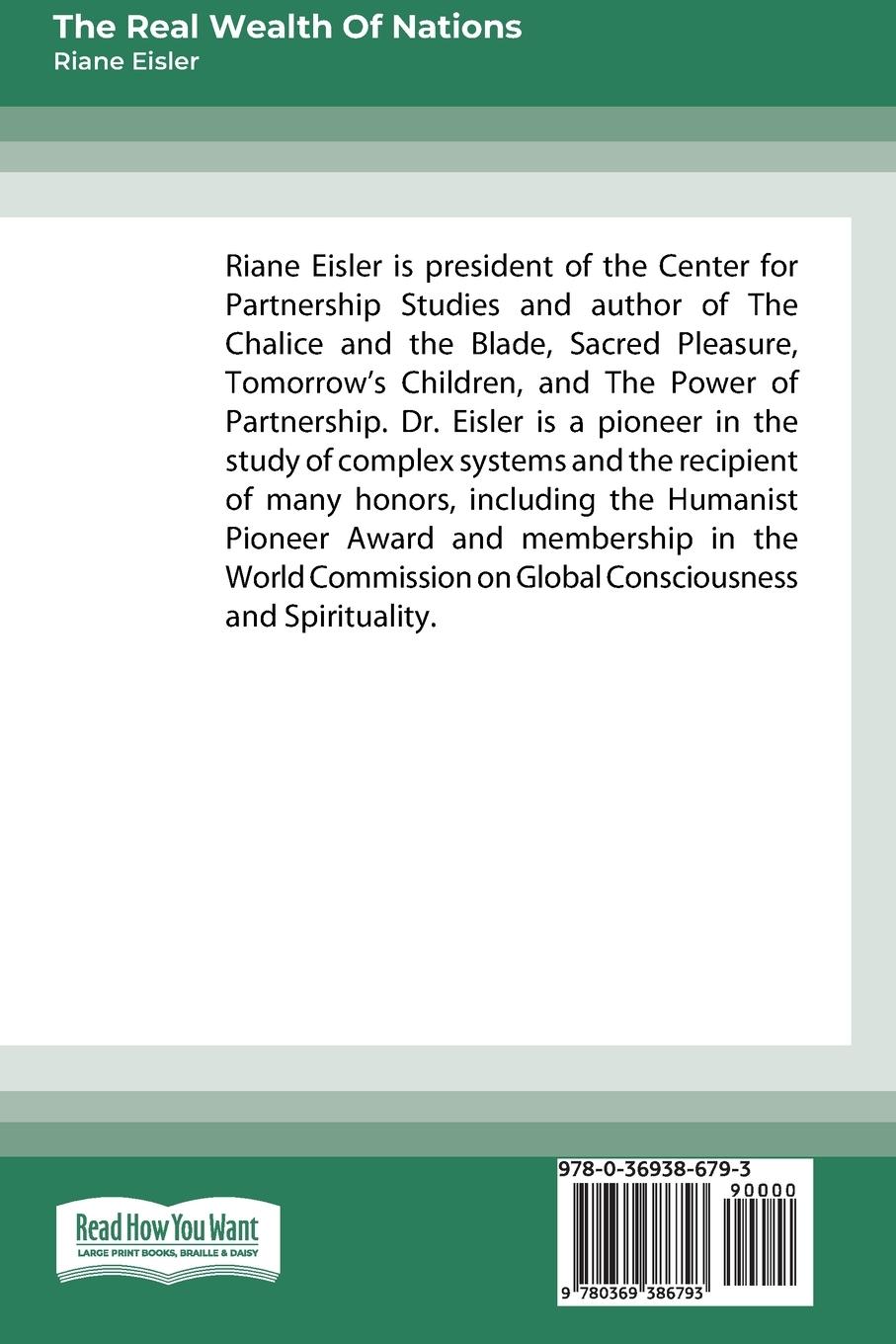 Rückseitencover The Real Wealth of Nations