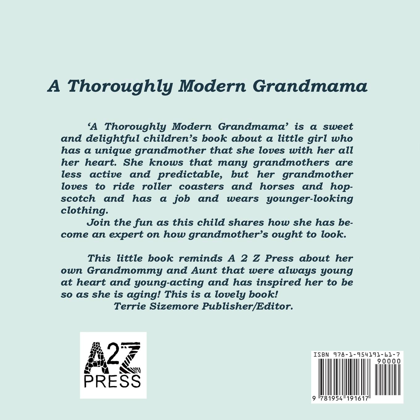 Rückseitencover A Thoroughly Modern Grandmama