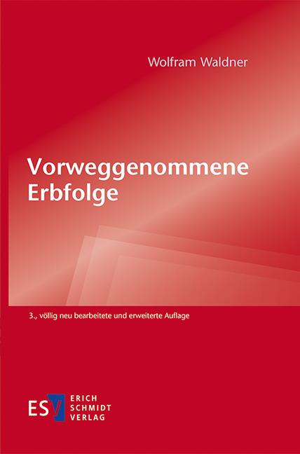 Vorderes Coverbild Vorweggenommene Erbfolge