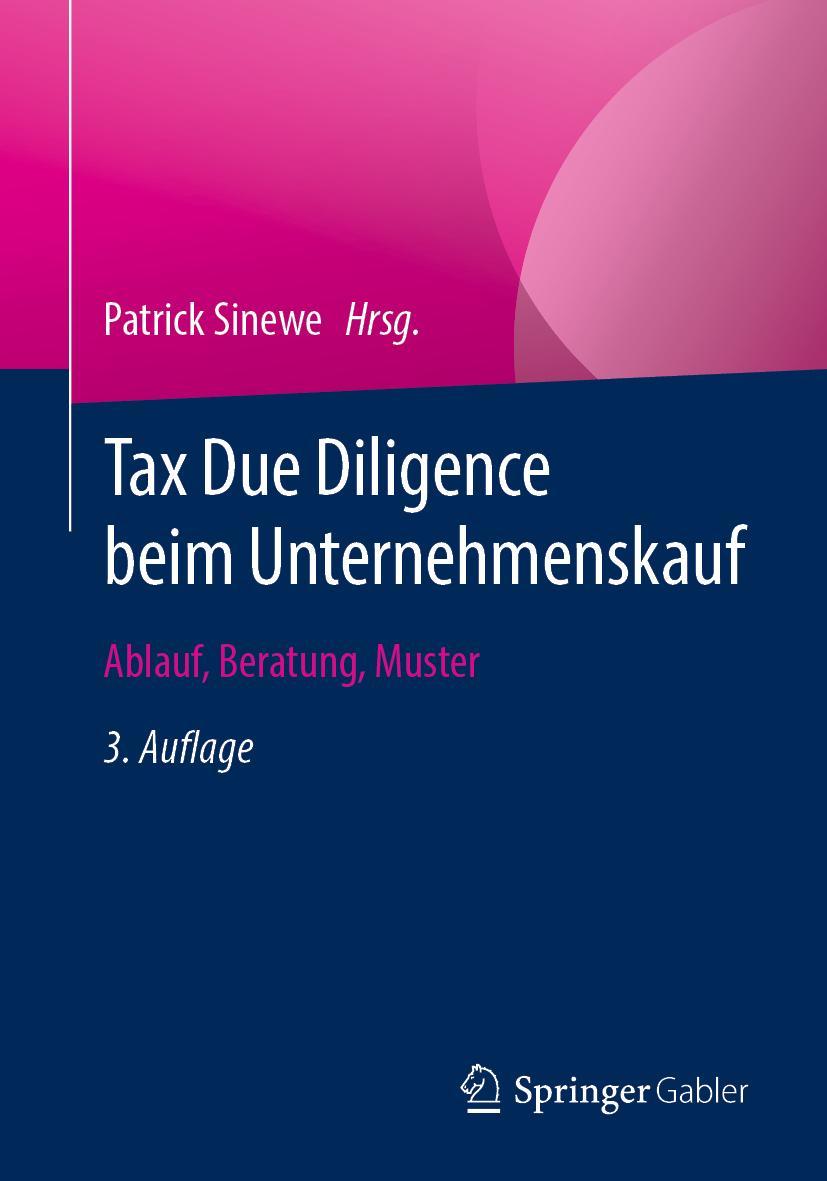 Vorderes Coverbild Tax Due Diligence beim Unternehmenskauf
