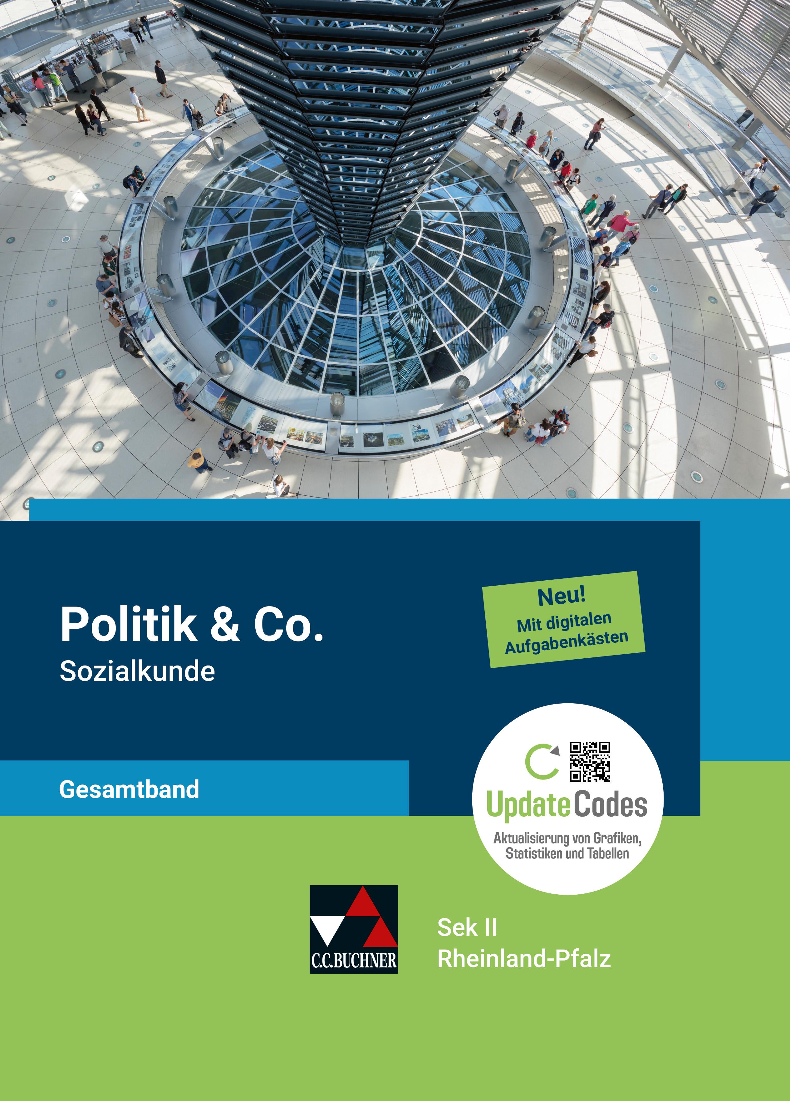 Vorderes Coverbild Politik & Co. Sek II RP Sozialkunde Gesamtband
