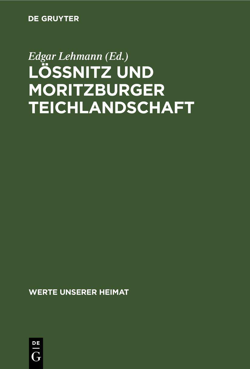 Vorderes Coverbild Lössnitz und Moritzburger Teichlandschaft