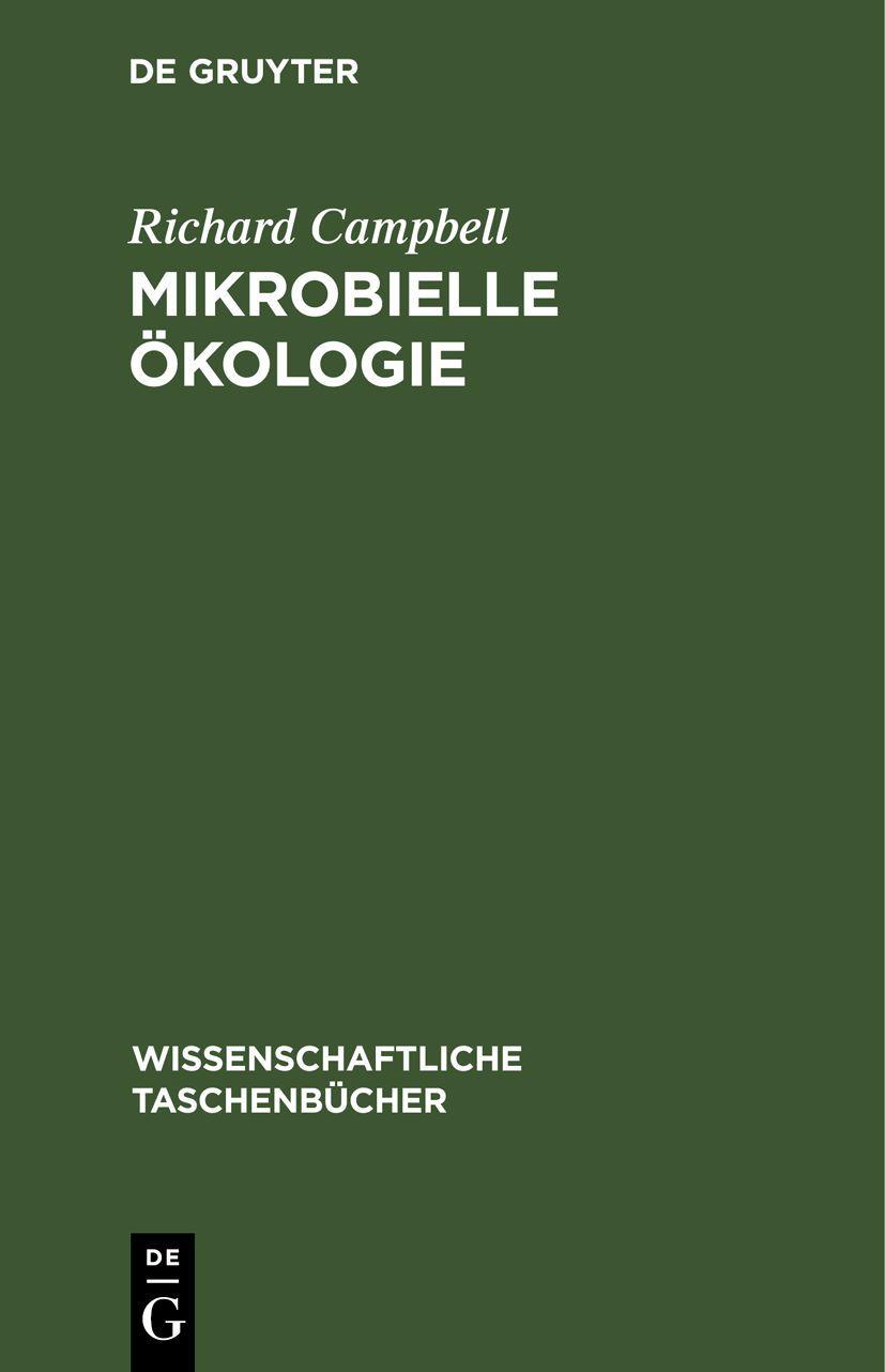 Vorderes Coverbild Mikrobielle Ökologie